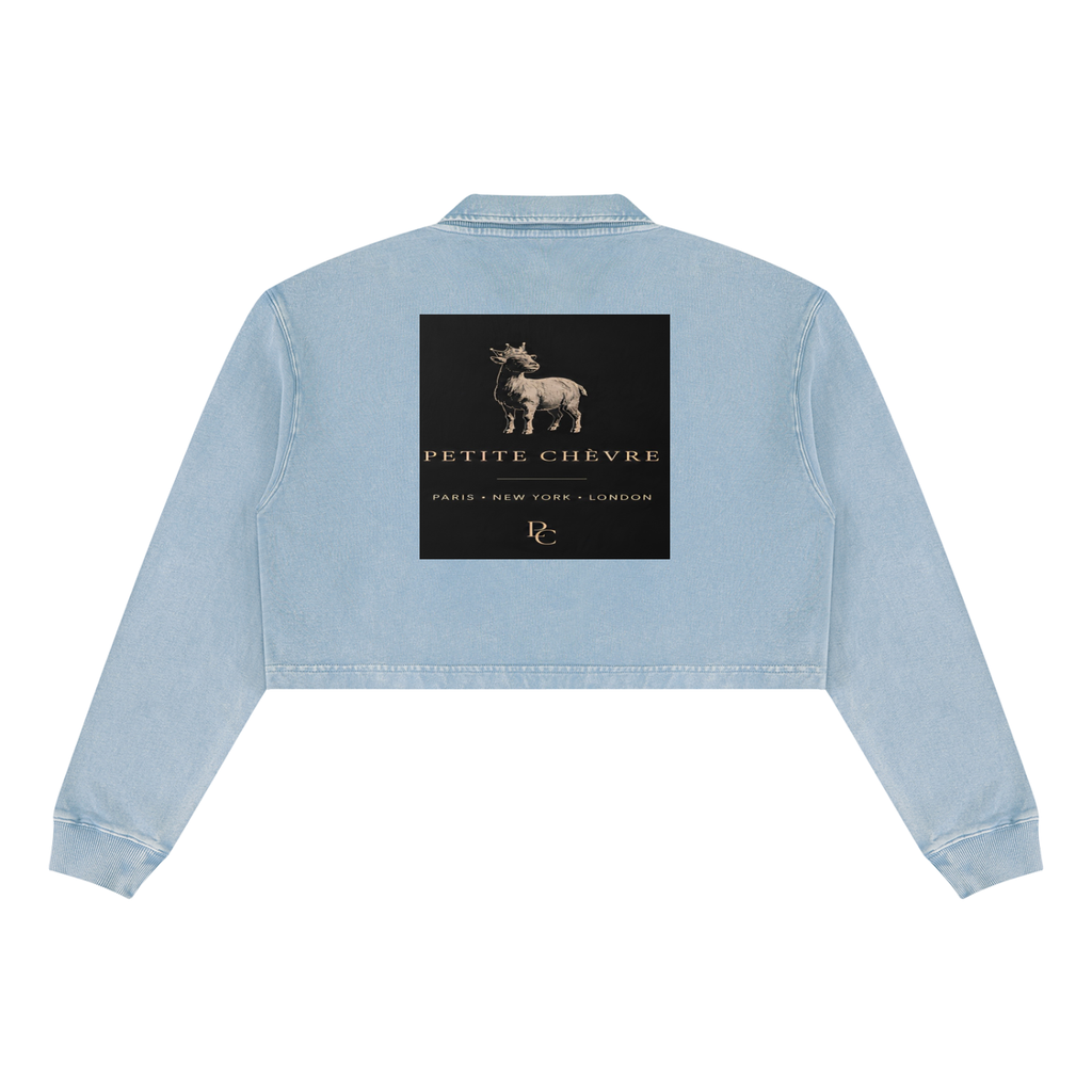 Women’s Vintage Wash Crop Sweatshirt (multiple colors)