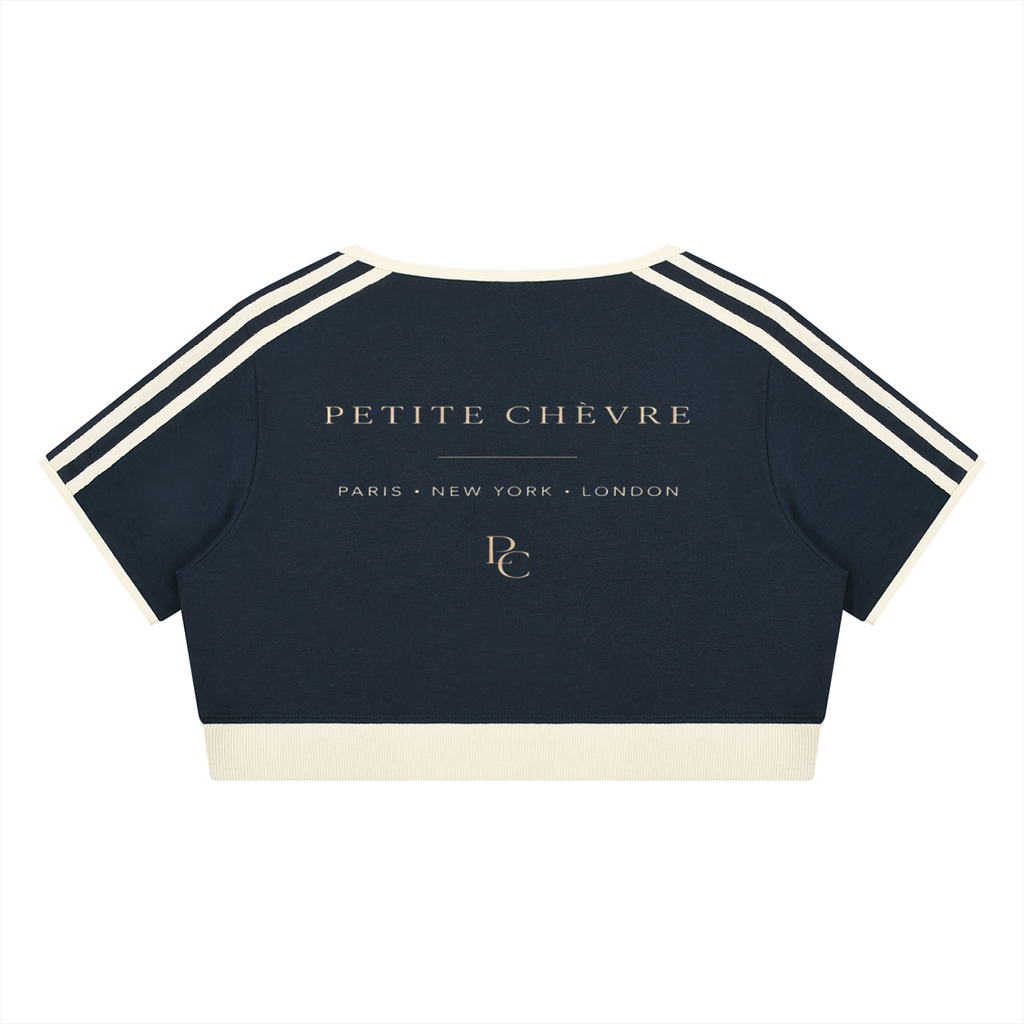 Women’s Color Block Crop T-Shirt