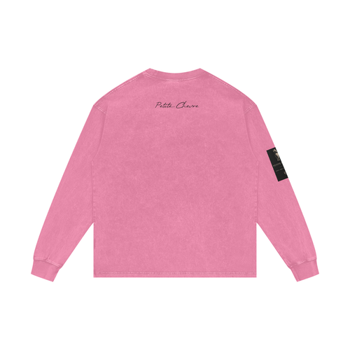 Acid Wash Oversize Long Sleeve T-Shirt