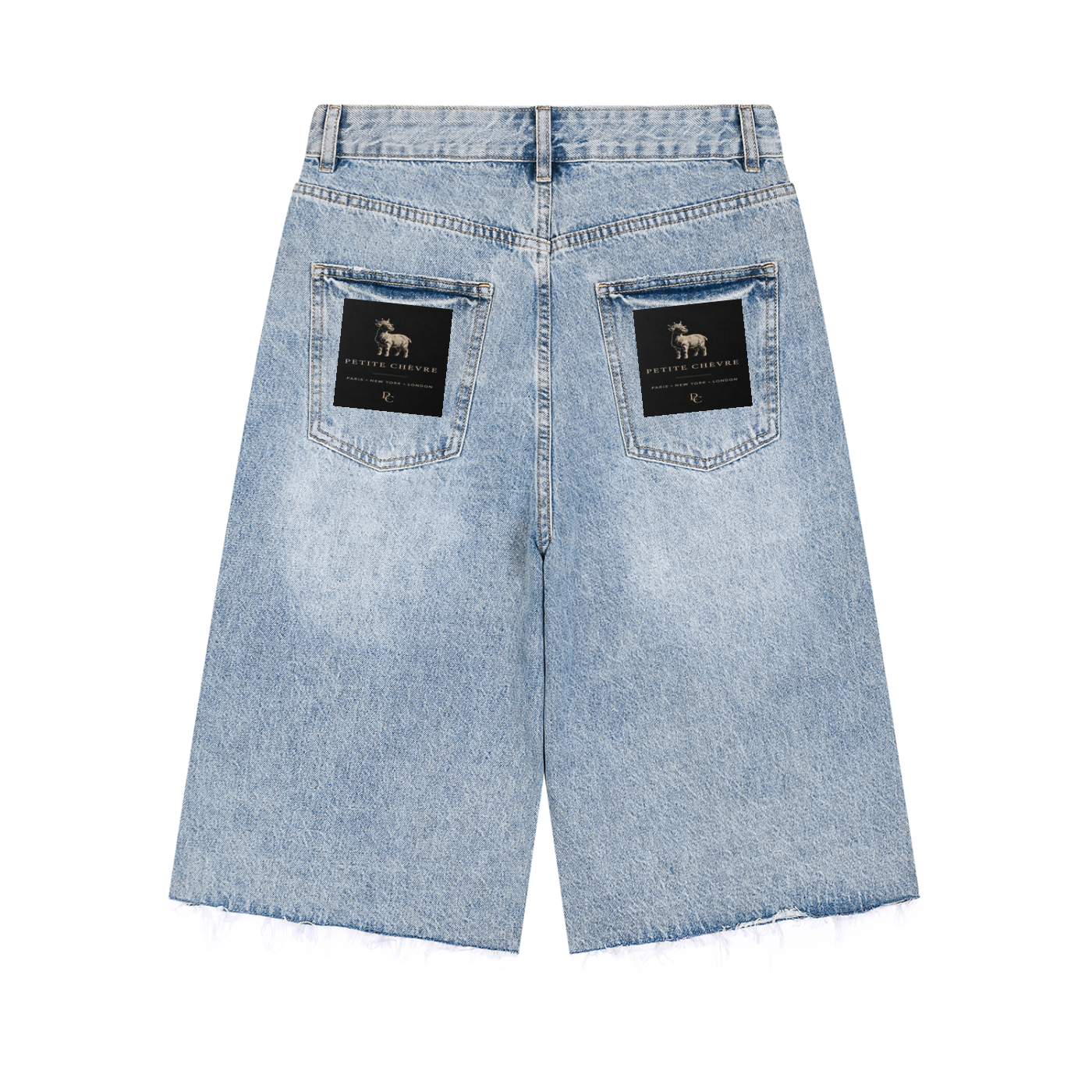 Men’s Vintage Wide Leg Denim Shorts