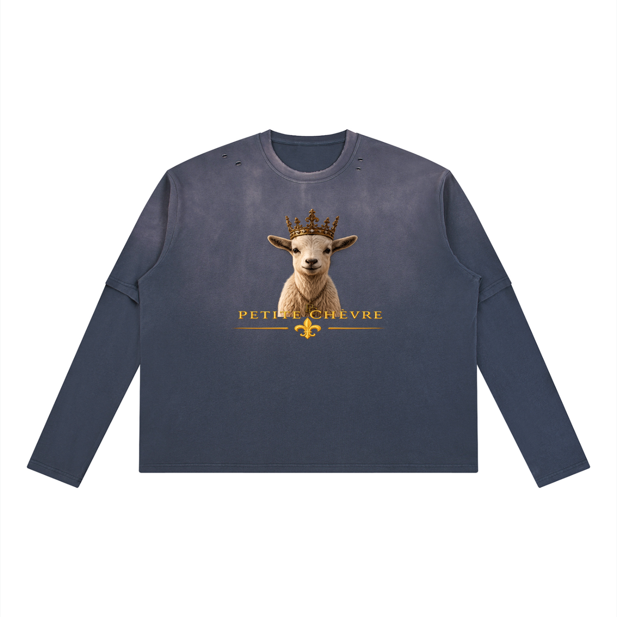 Unisex Vintage Wash Layered T-Shirt