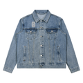 Unisex Vintage Wash Denim Jacket