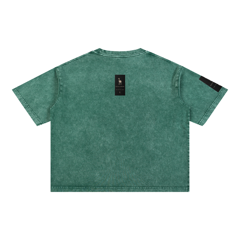 Mineral Wash Boxy Cotton T-Shirt