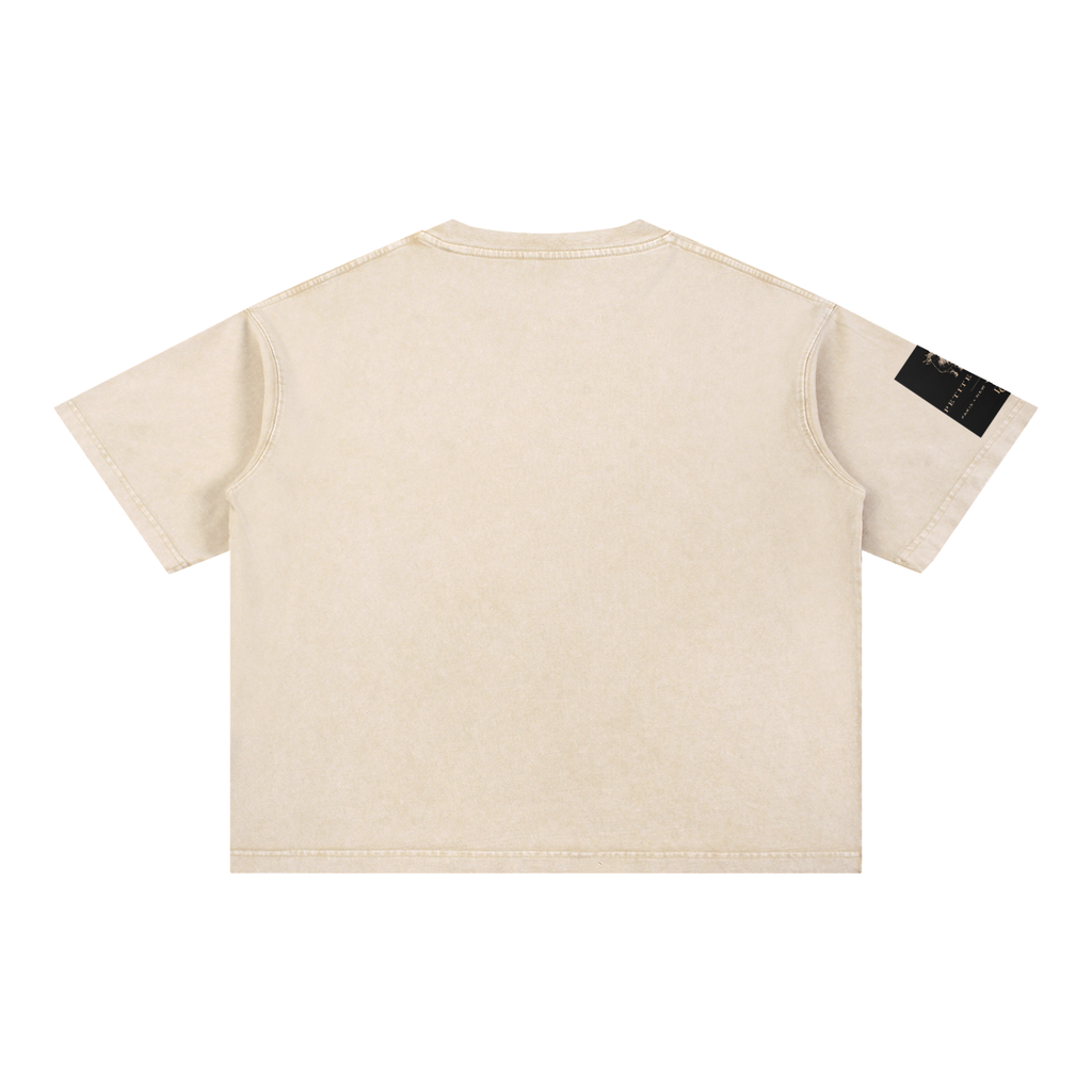 Mineral Wash Boxy Cotton T-Shirt