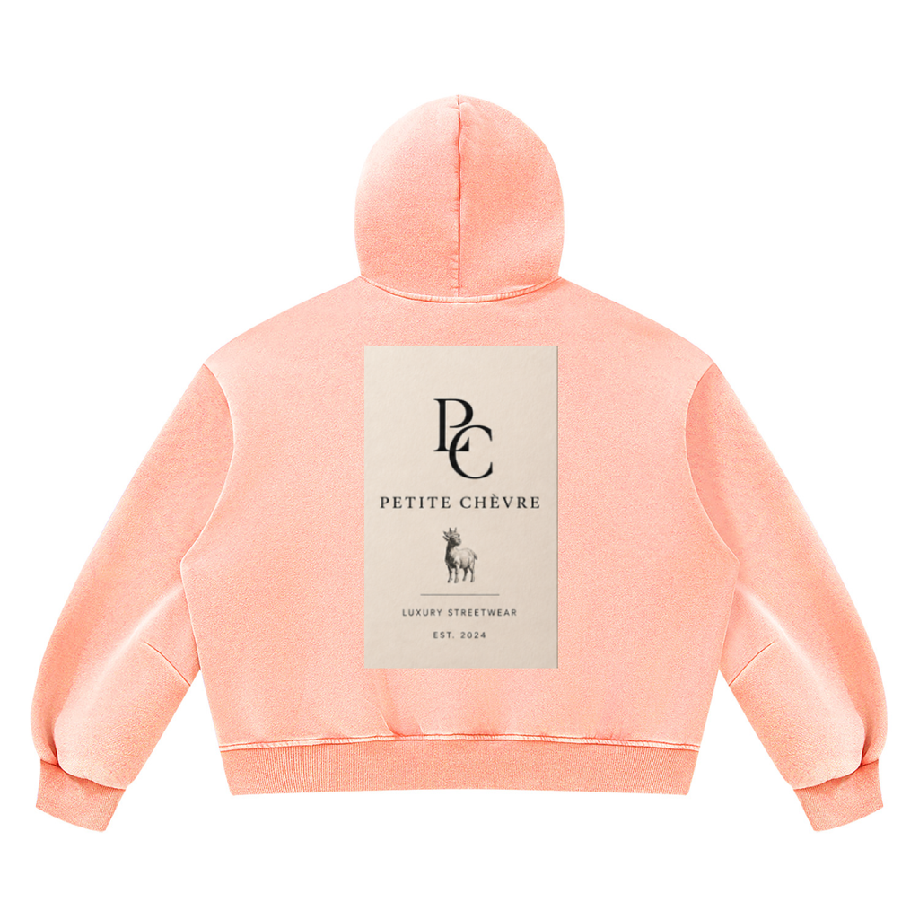 Vintage Wash Boxy Fleece Hoodie (multiple colors)