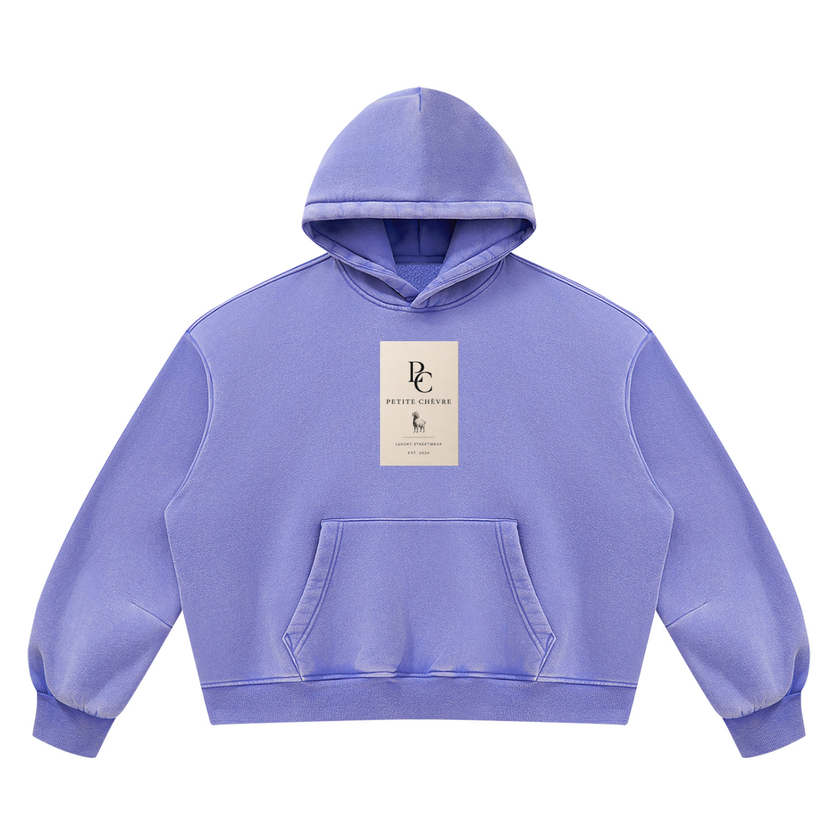 Vintage Wash Boxy Fleece Hoodie (multiple colors)