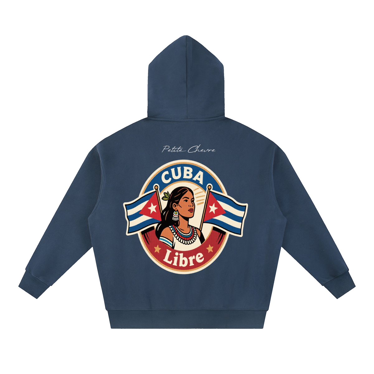 CUBA LIBRE Essential Oversized Fleece Boxy Hoodie