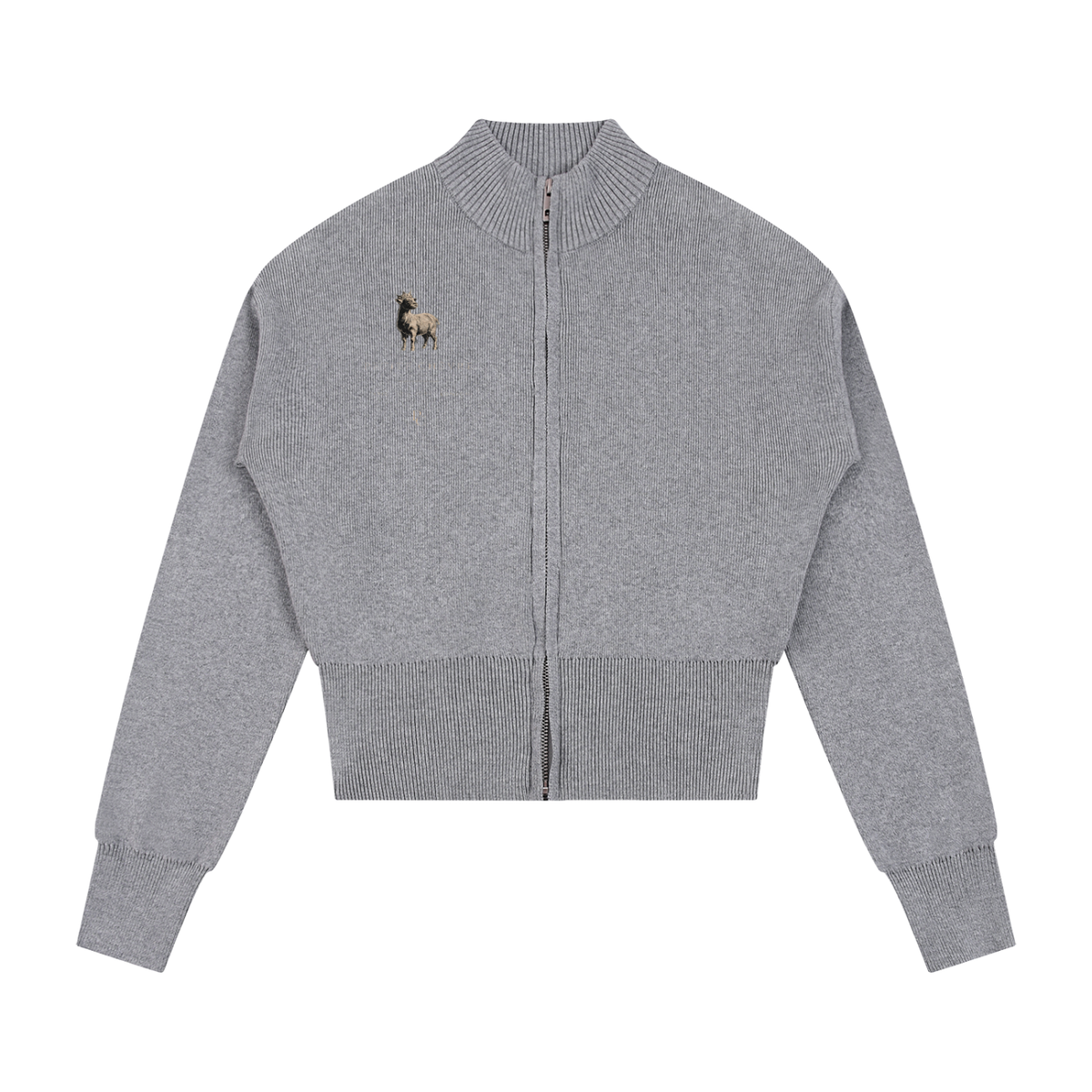 Women’s Mock Neck Zip Up Cardigan