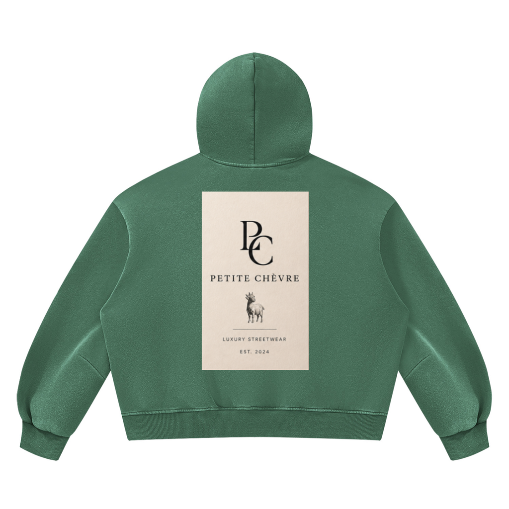 Vintage Wash Boxy Fleece Hoodie (multiple colors)