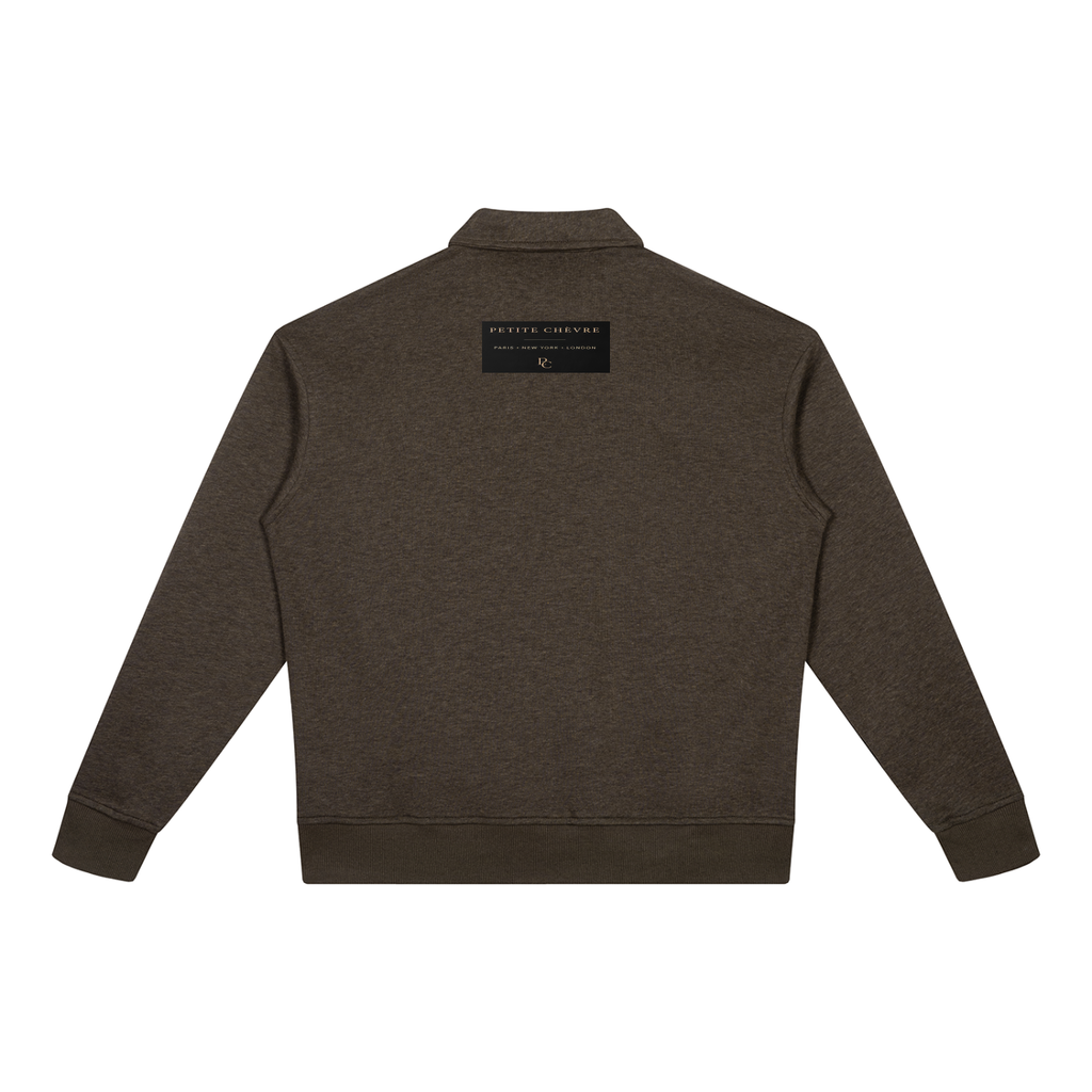 Unisex Boxy Quarter-Zip Sweatshirt