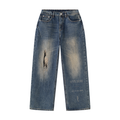 Men's Vintage Wash Denim Jeans