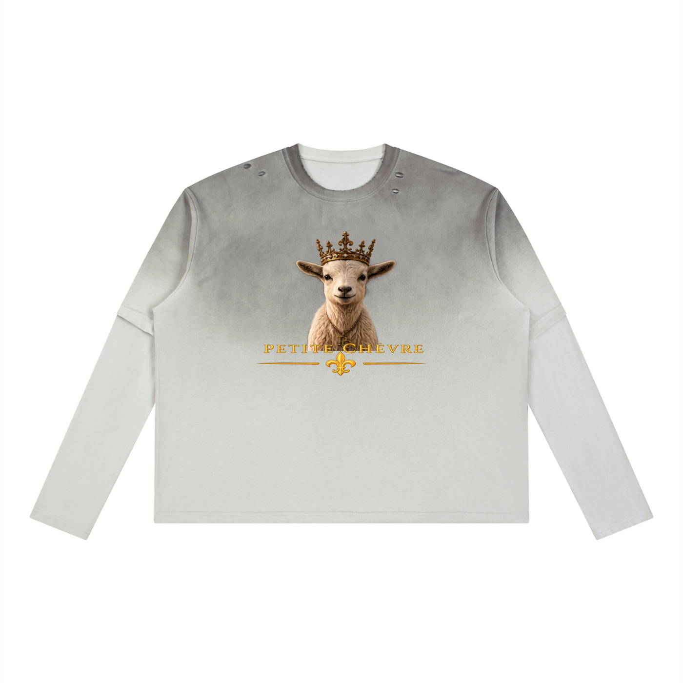 Unisex Vintage Wash Layered T-Shirt