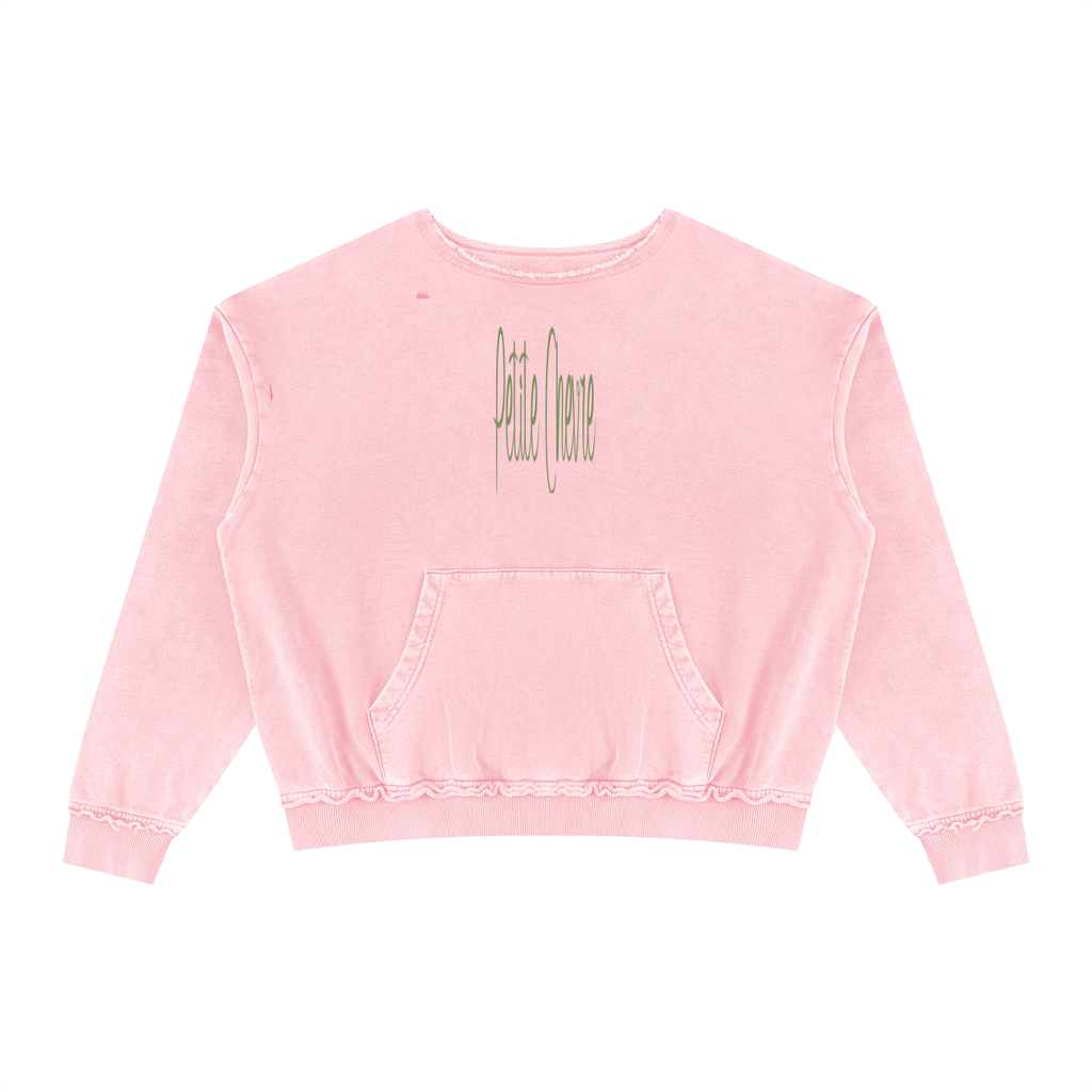 Unisex Raw Edge Crewneck Sweatshirt