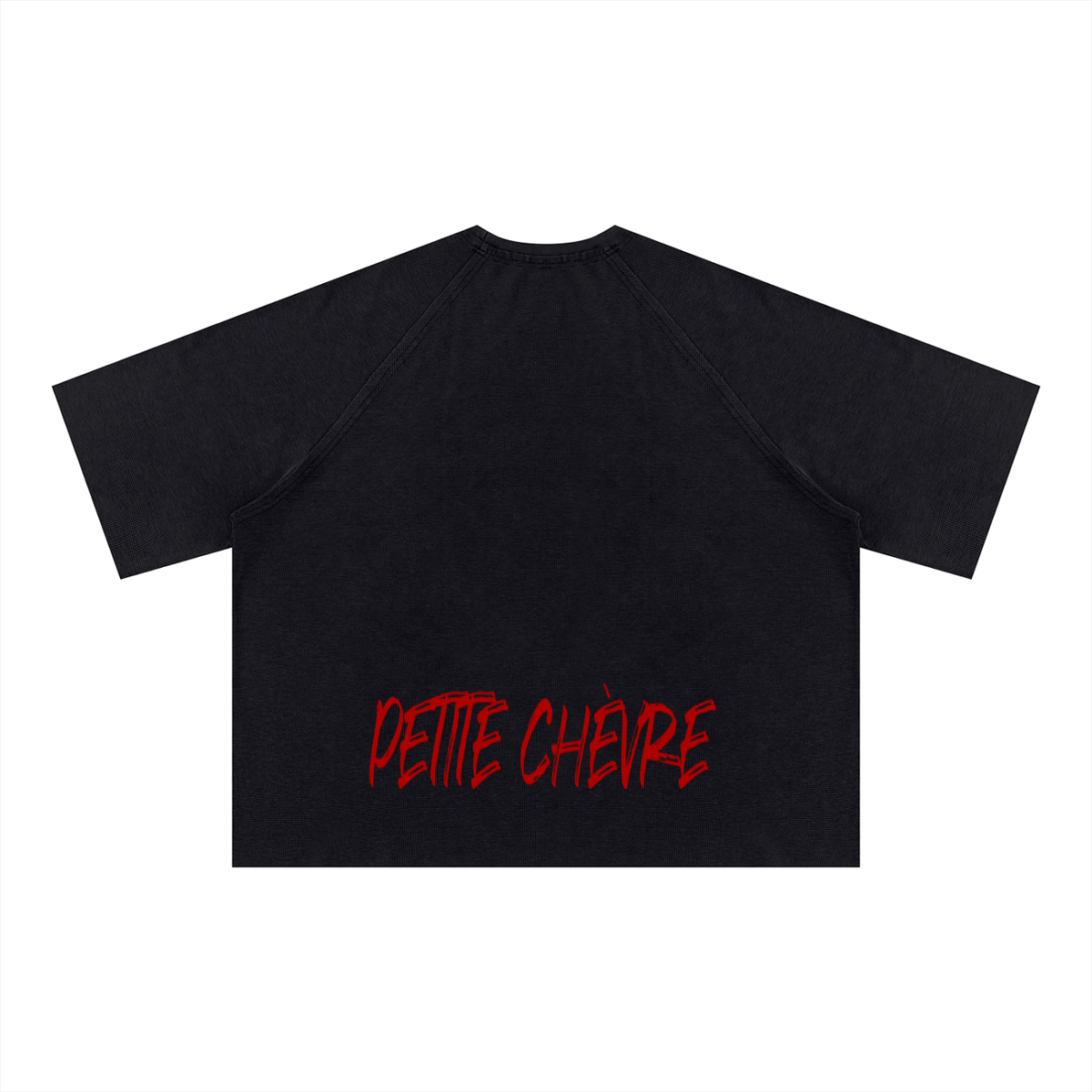 Long live the Goat - Tupac Mineral Wash Boxy Waffle T-Shirt