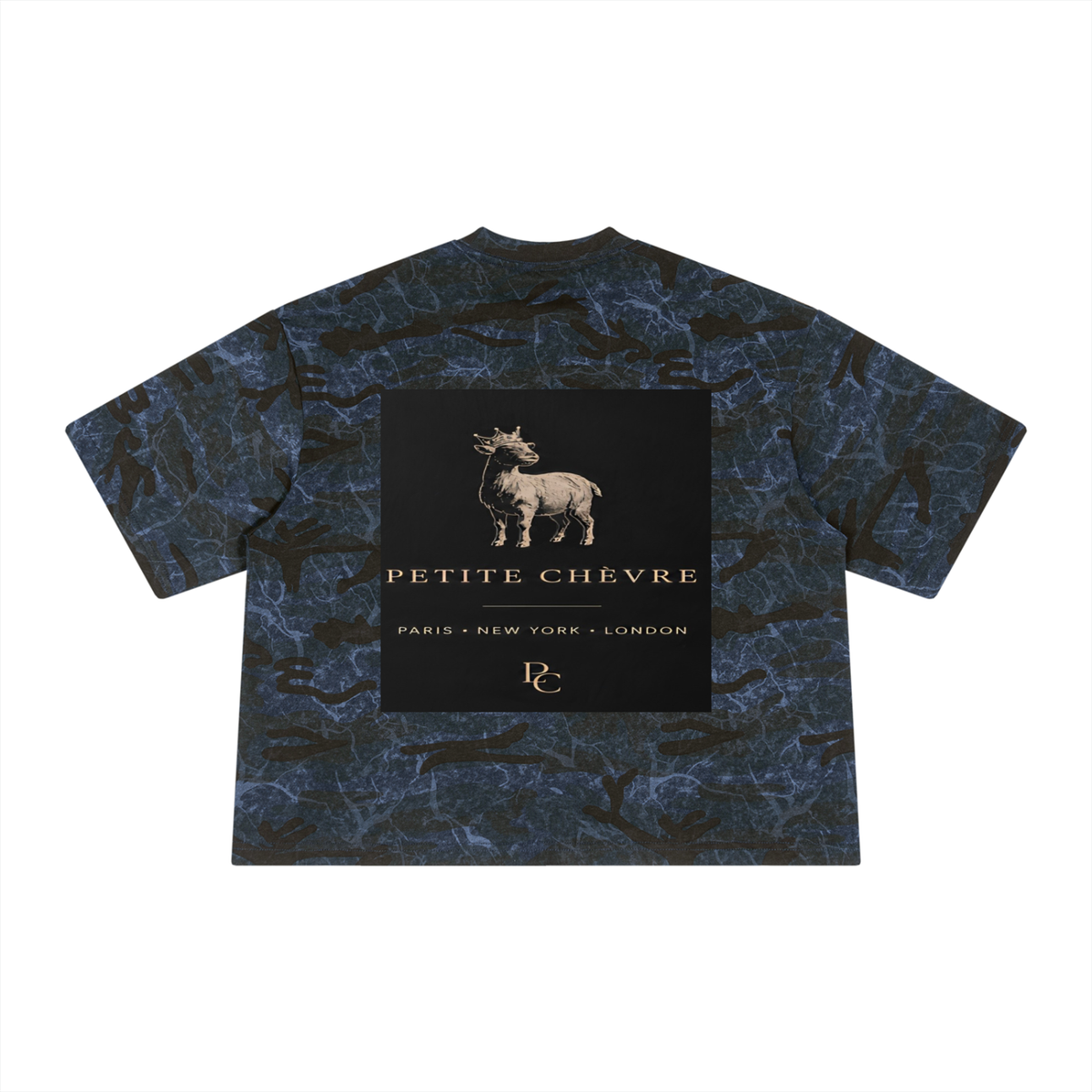 Boxy Camo Print T-Shirt (multiple colors)