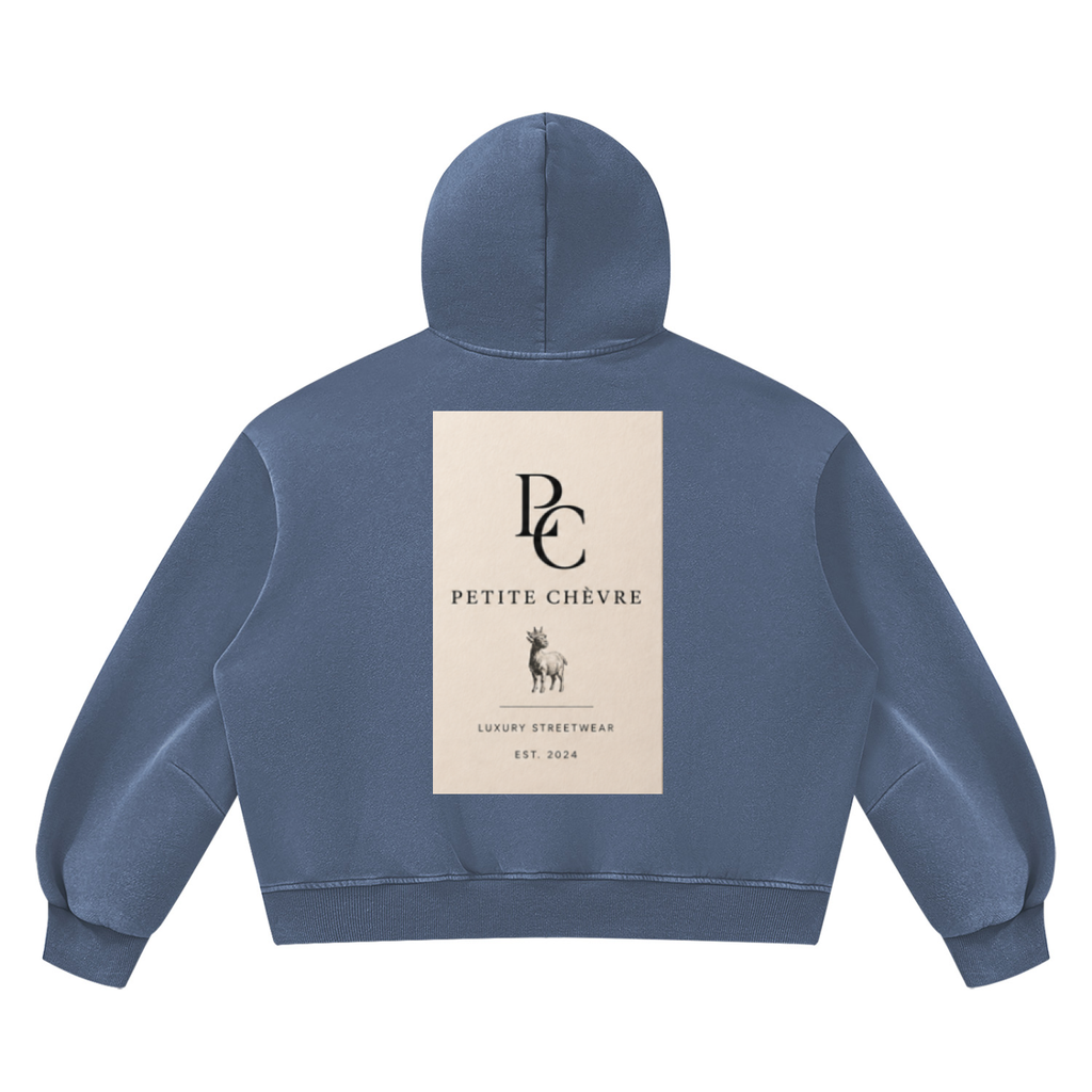 Vintage Wash Boxy Fleece Hoodie (multiple colors)