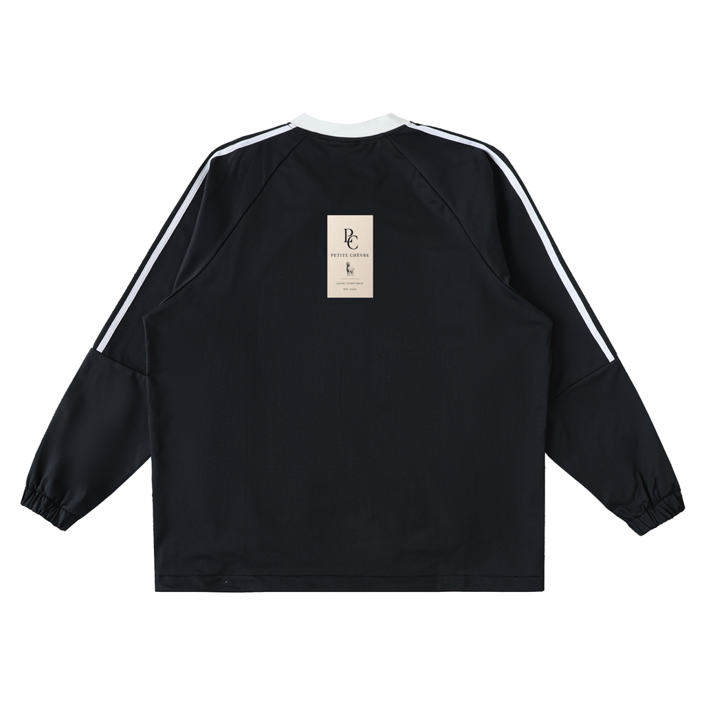 Color-Block V-Neck Long-Sleeve jersey