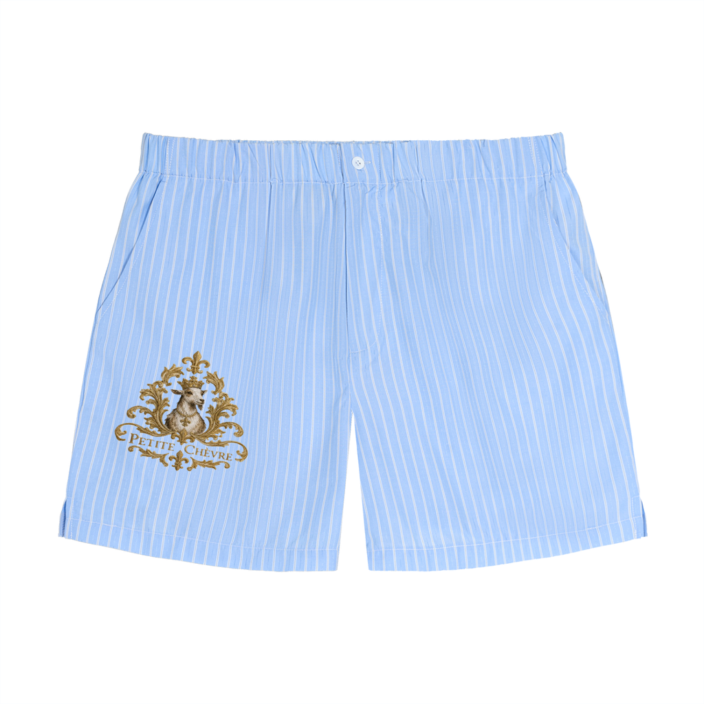 Striped Elastic Waist Shorts