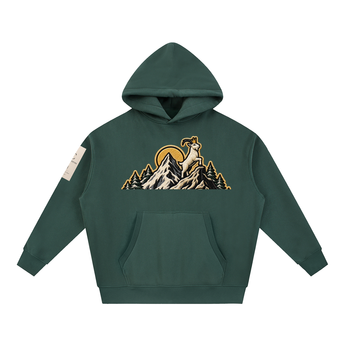 Essential Oversized Boxy Fit Fleece Hoodie