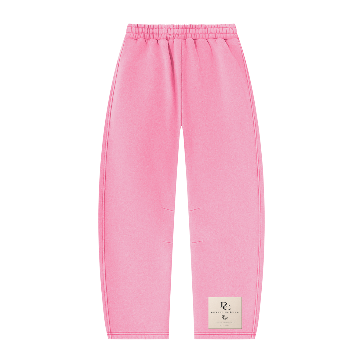Unisex Vintage Wash Barrel Leg Fleece Sweatpants (multiple colors)