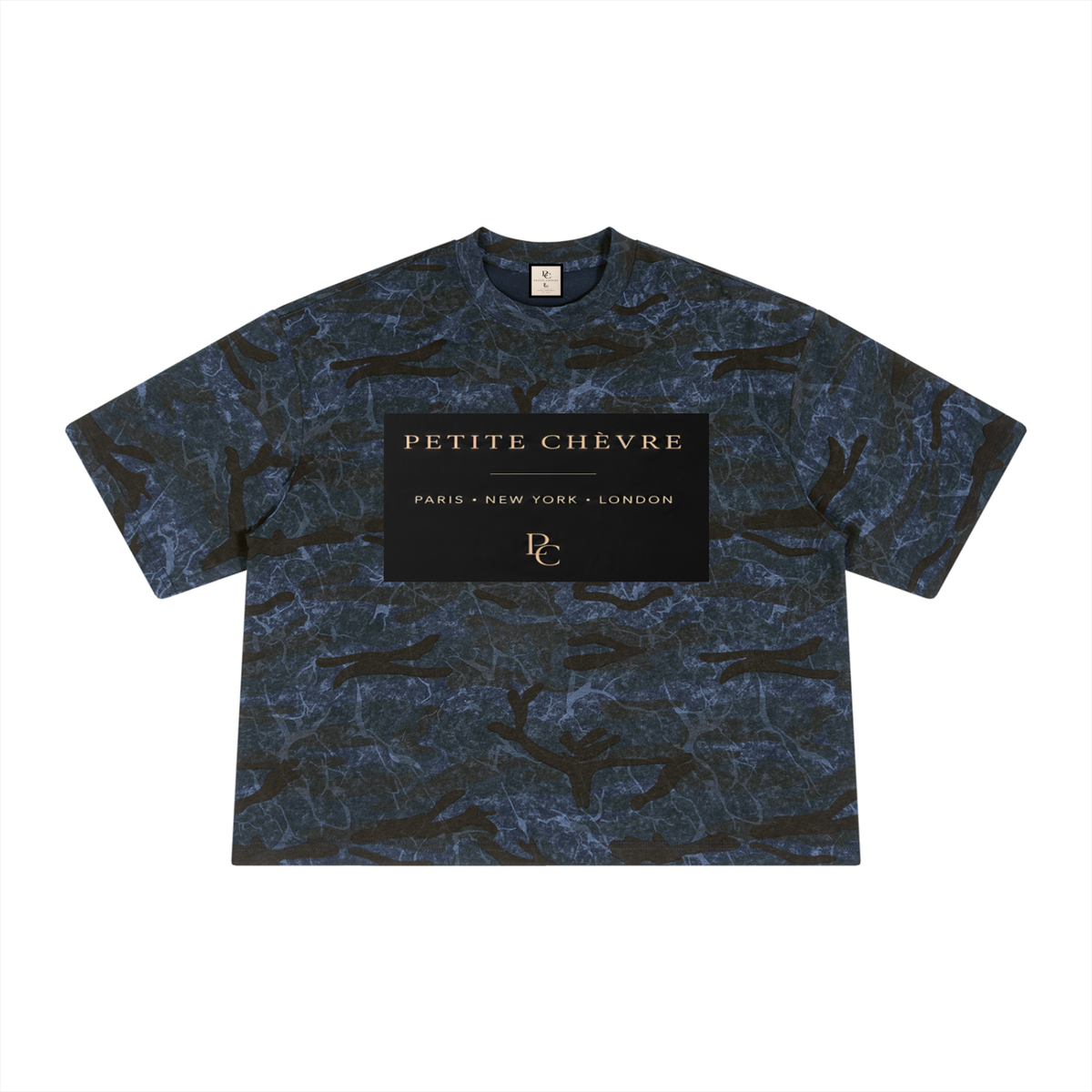 Boxy Camo Print T-Shirt (multiple colors)