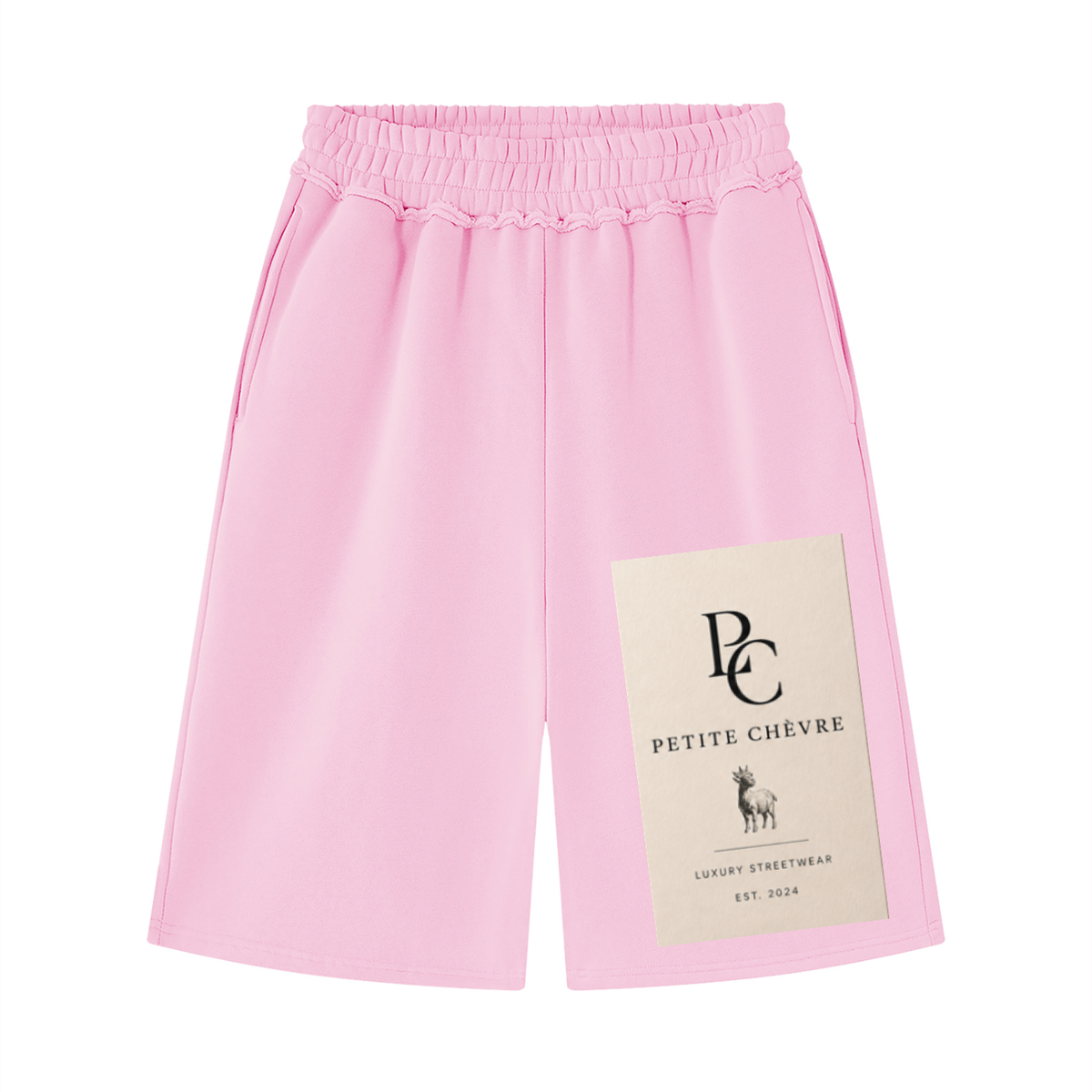 Raw Edge Fleece Shorts (multiple colors)