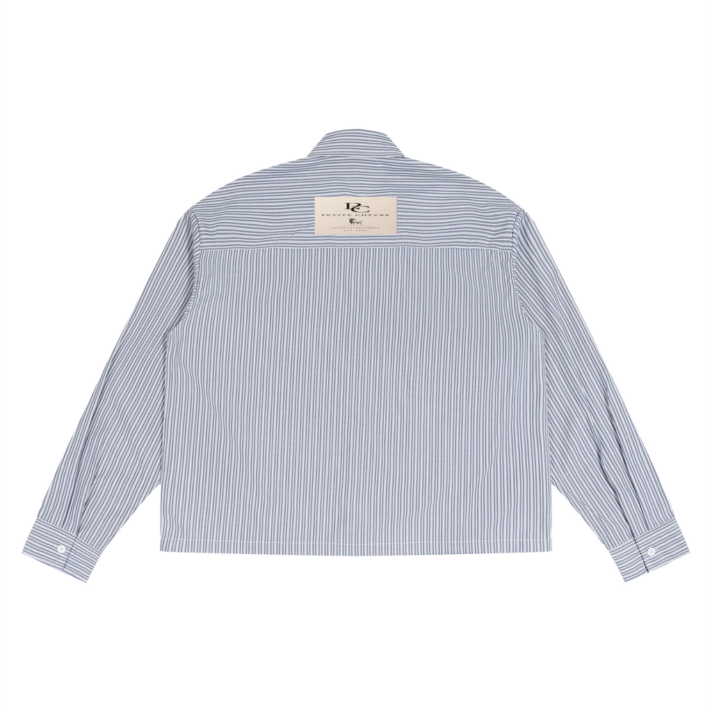 Unisex Boxy Striped Shirt