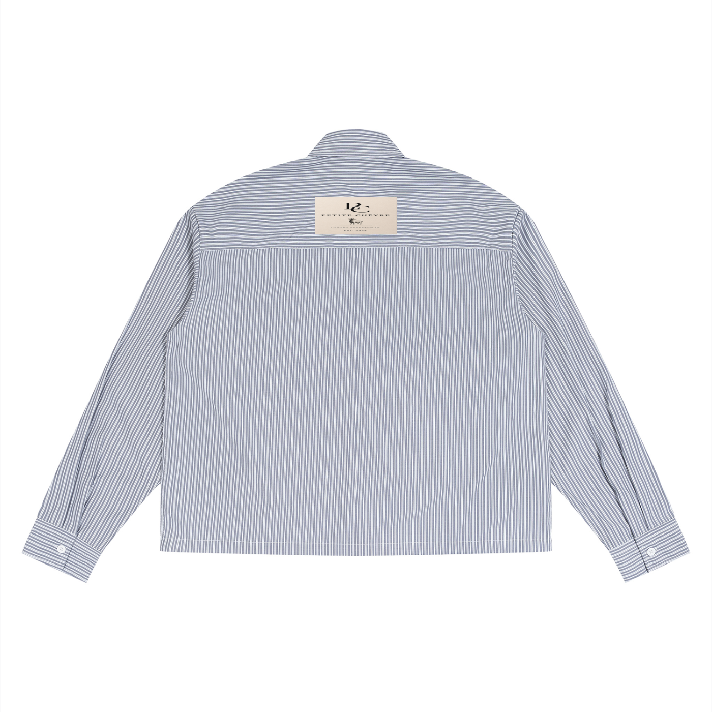 Unisex Boxy Striped Shirt