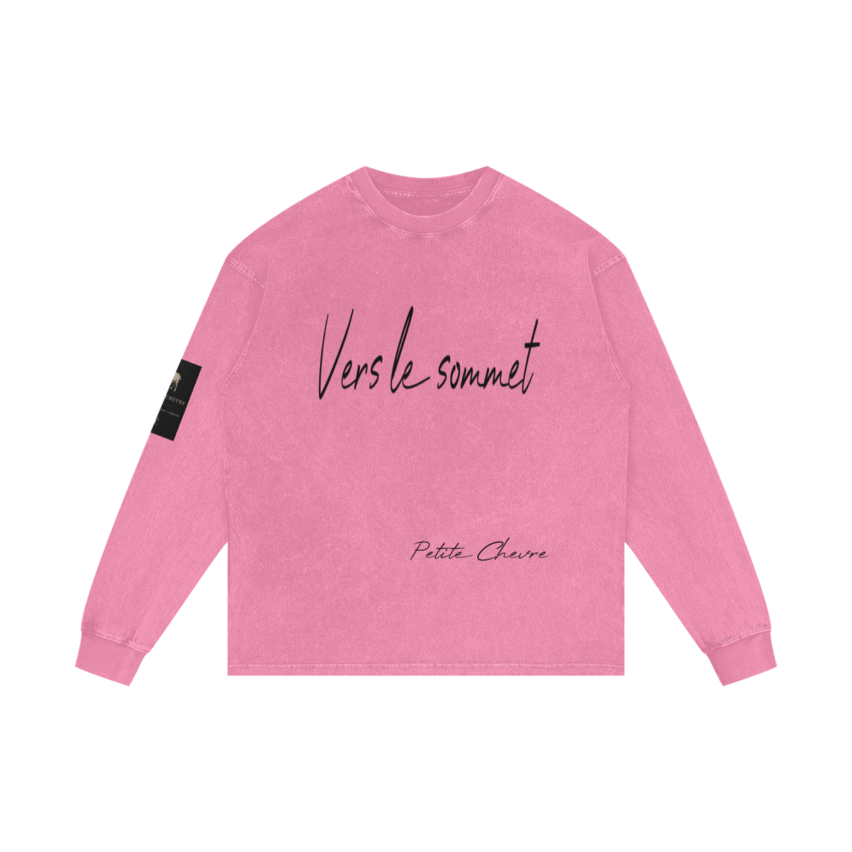 Acid Wash Oversize Long Sleeve T-Shirt