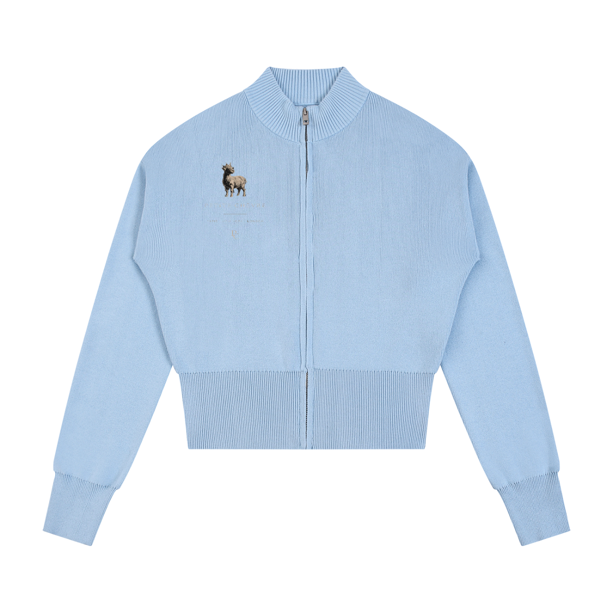 Women’s Mock Neck Zip Up Cardigan