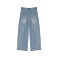 Women’s Vintage Wash High Rise Wide Leg Jeans