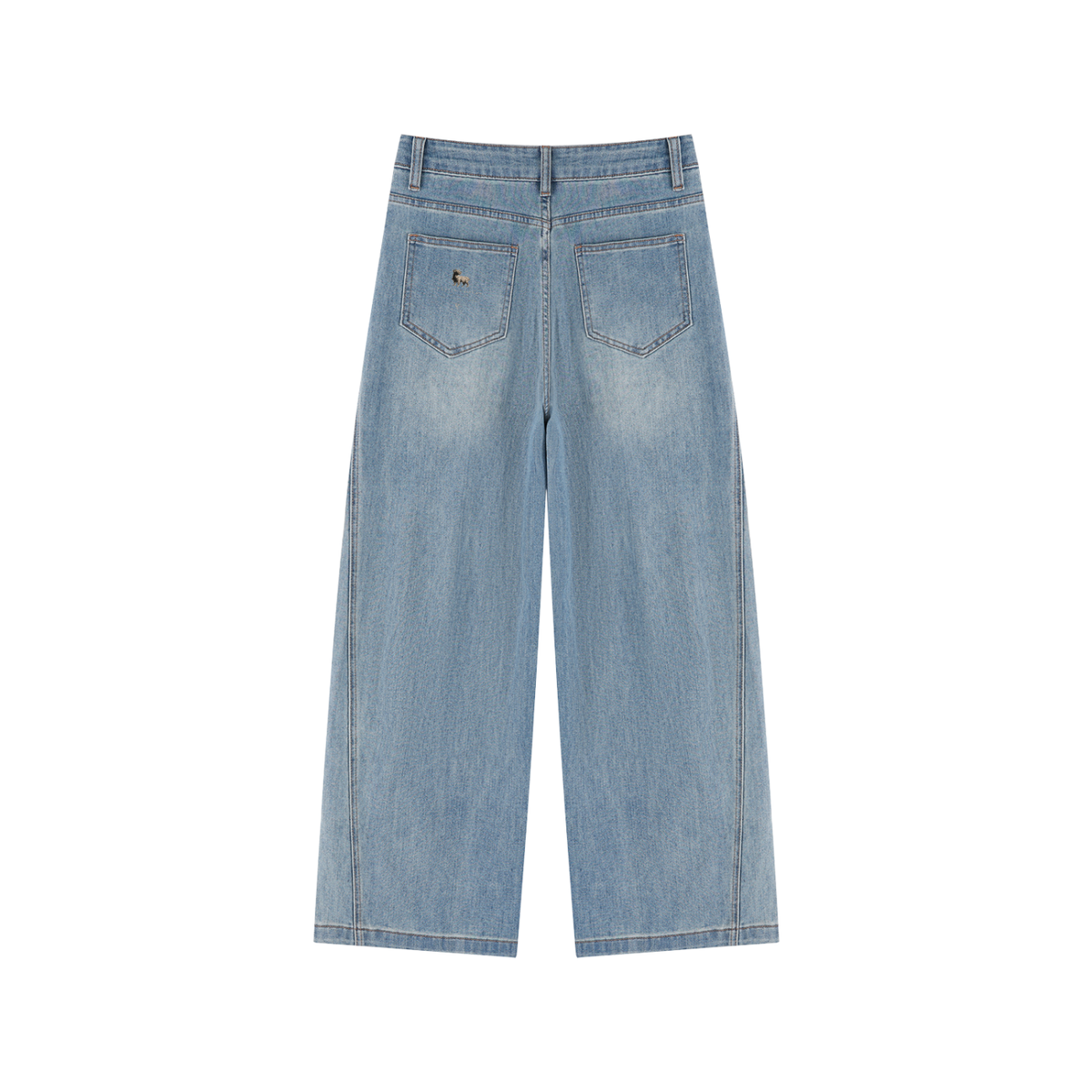 Women’s Vintage Wash High Rise Wide Leg Jeans