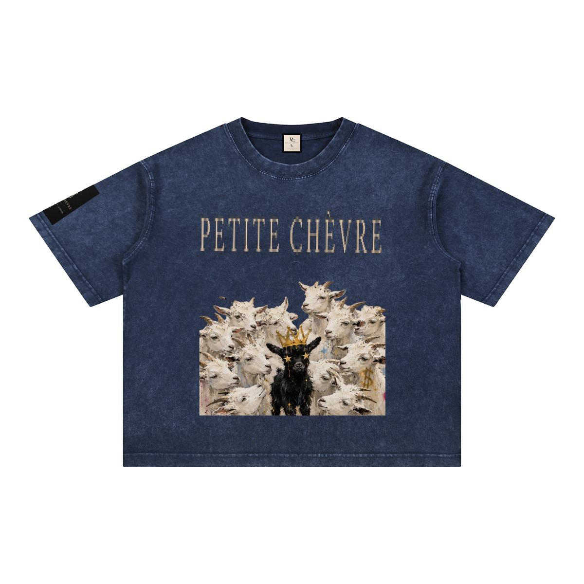 Mineral Wash Boxy Cotton T-Shirt