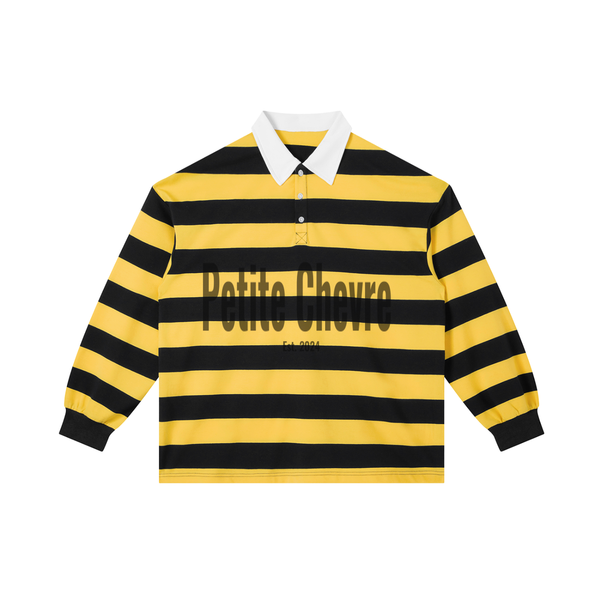 Color Block Stripe Polo Shirt