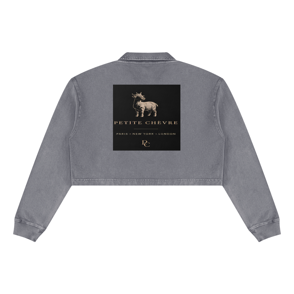 Women’s Vintage Wash Crop Sweatshirt (multiple colors)
