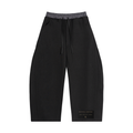 Plaid Waistband Barrel Sweatpants