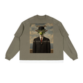 Unisex Paneled Layer Color Block T-Shirt
