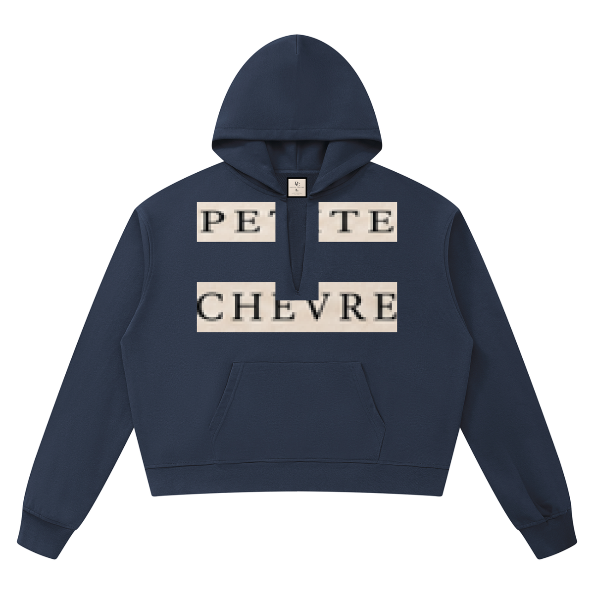 Boxy Raw Edge Hoodie  (multiple colors)