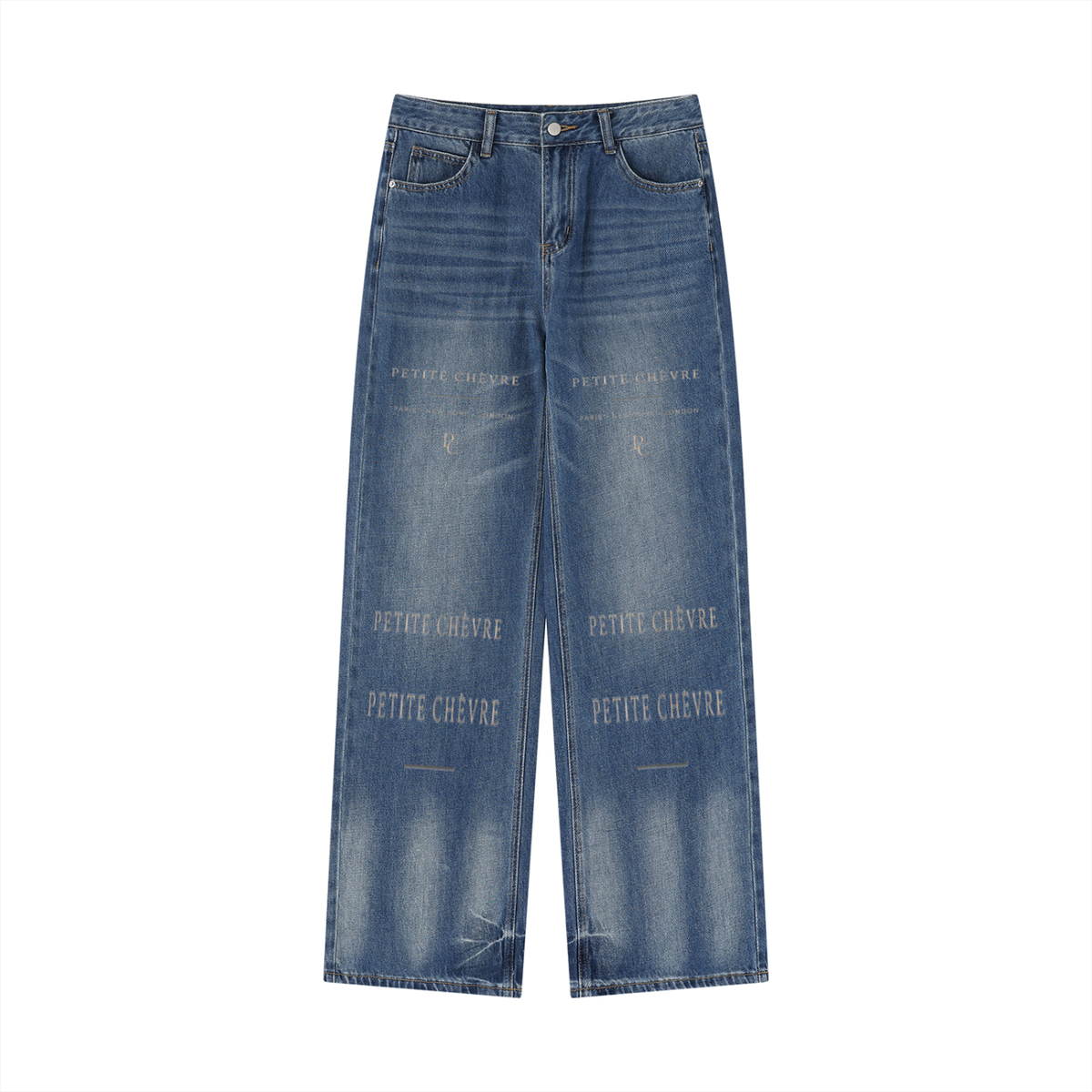 Women’s Vintage Wash Wide Leg Jeans