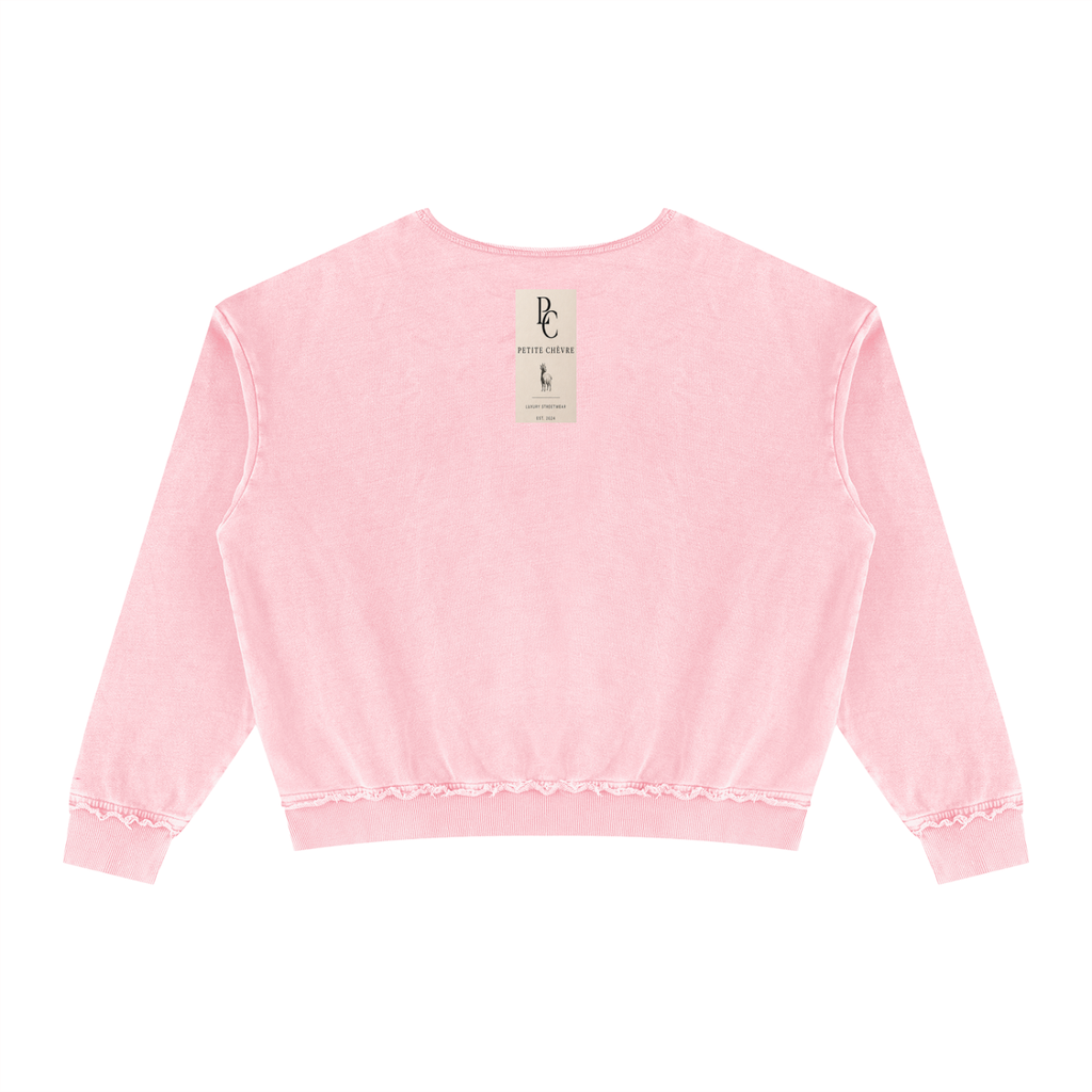 Unisex Raw Edge Crewneck Sweatshirt