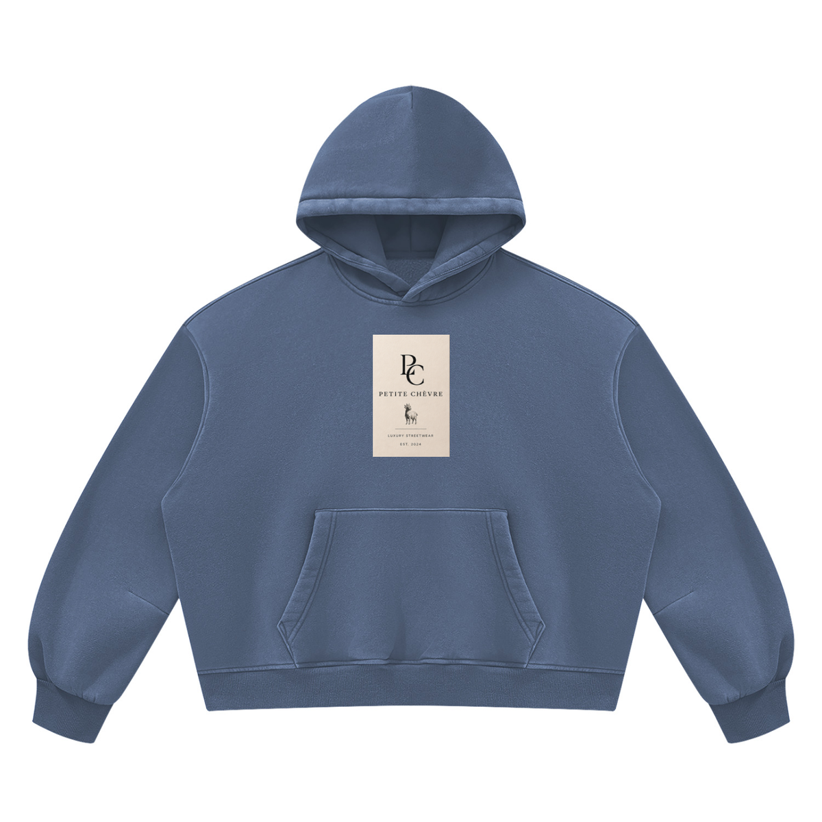Vintage Wash Boxy Fleece Hoodie (multiple colors)