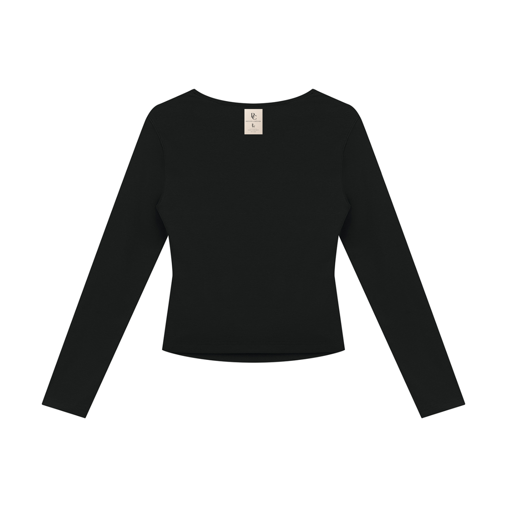 Women's Ruched Long Sleeve T-Shirt
