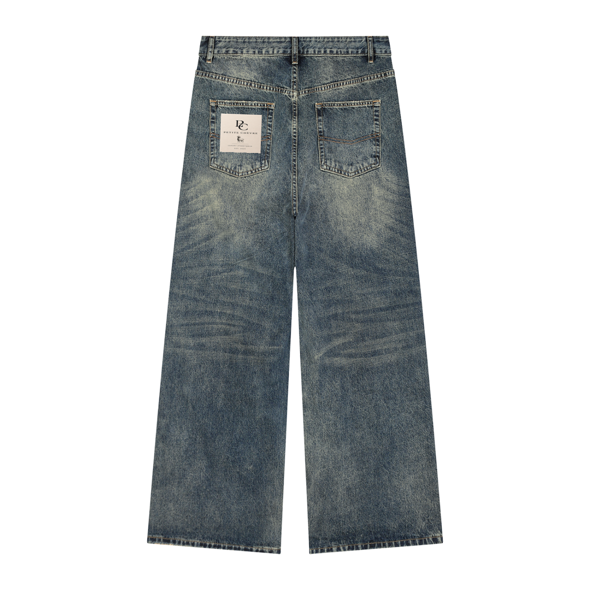 Men's Vintage Wash Denim Jeans