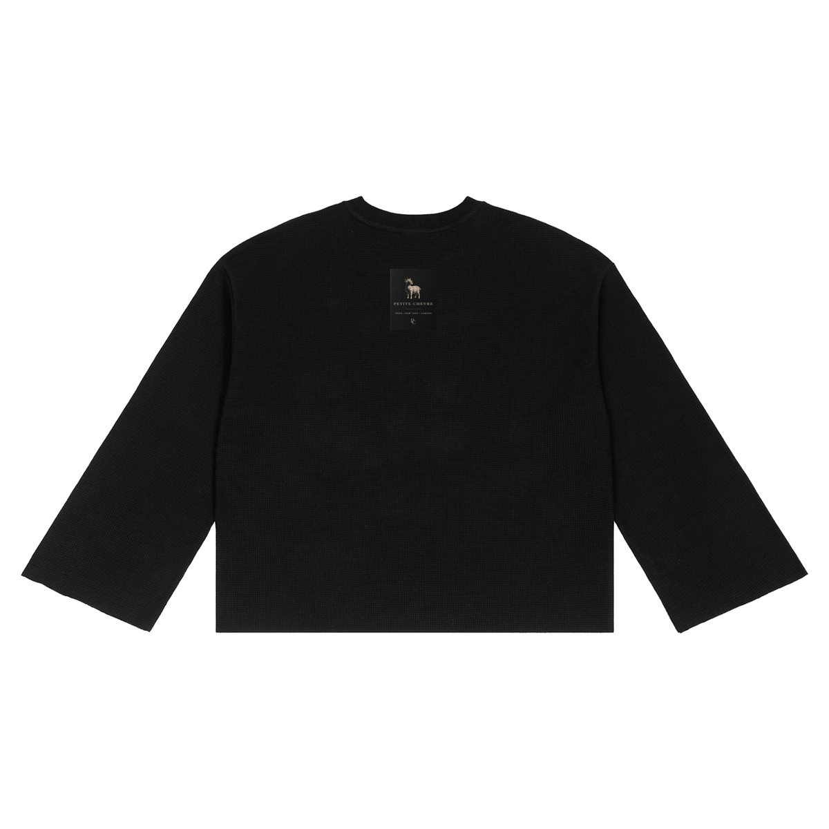 Unisex Waffle Raw Edge T-Shirt