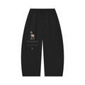 Unisex Waffle Barrel Leg Pants