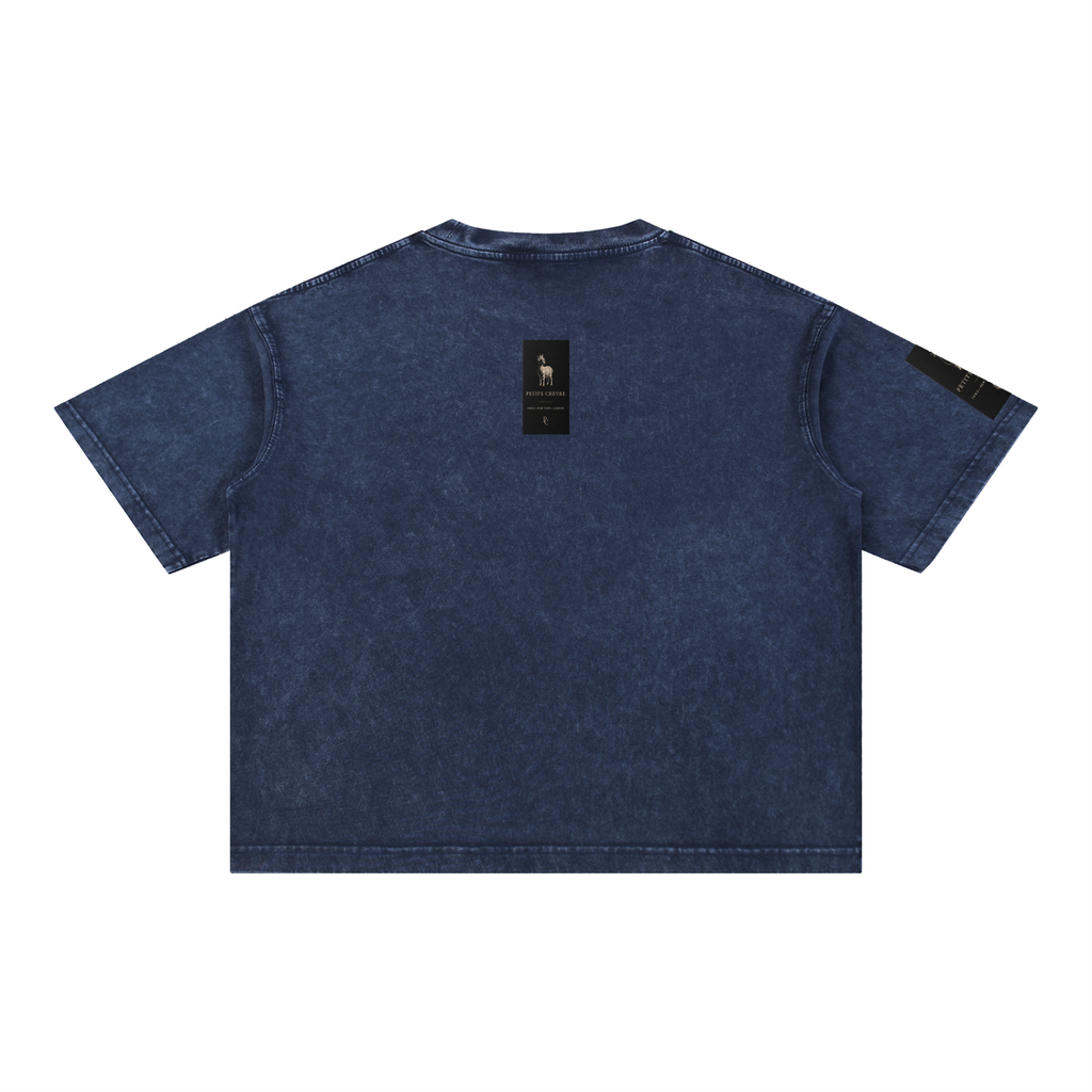 Mineral Wash Boxy Cotton T-Shirt