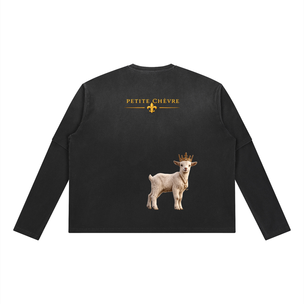 Unisex Vintage Wash Layered T-Shirt