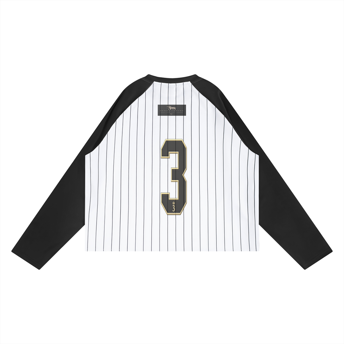 Unisex Striped Raglan Long Sleeve T-Shirt