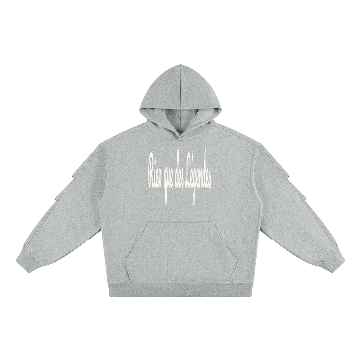 Unisex Heavyweight Ruched Sleeves Hoodie