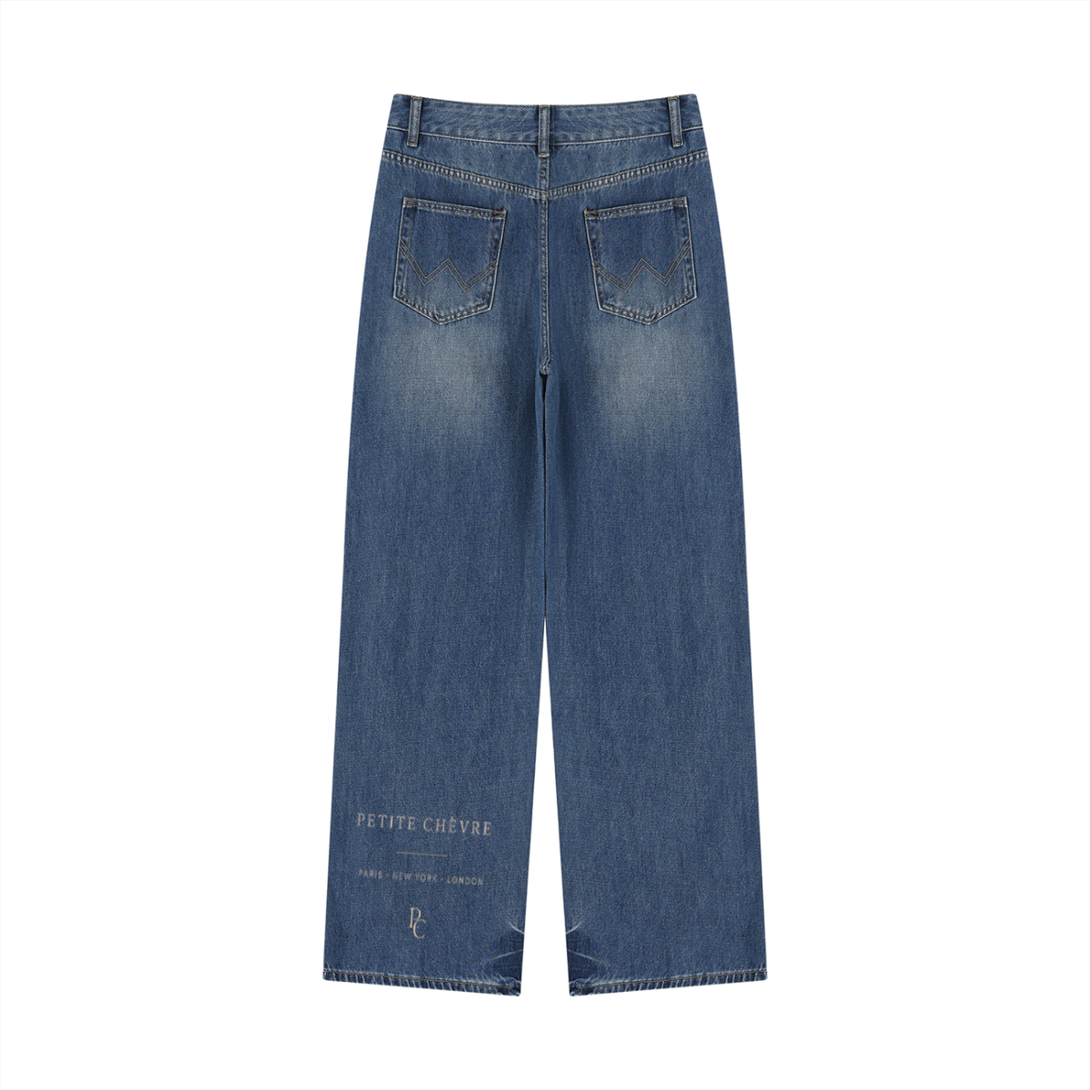 Women’s Vintage Wash Wide Leg Jeans